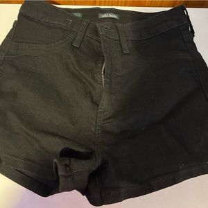 Black Jean Shorts